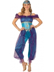 Arabian Princess Costume Lady Genie Costume - Womens Arabian Costumes